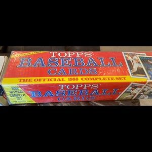 1988 Topps baseball set in shrink wrap!!Glavine RC